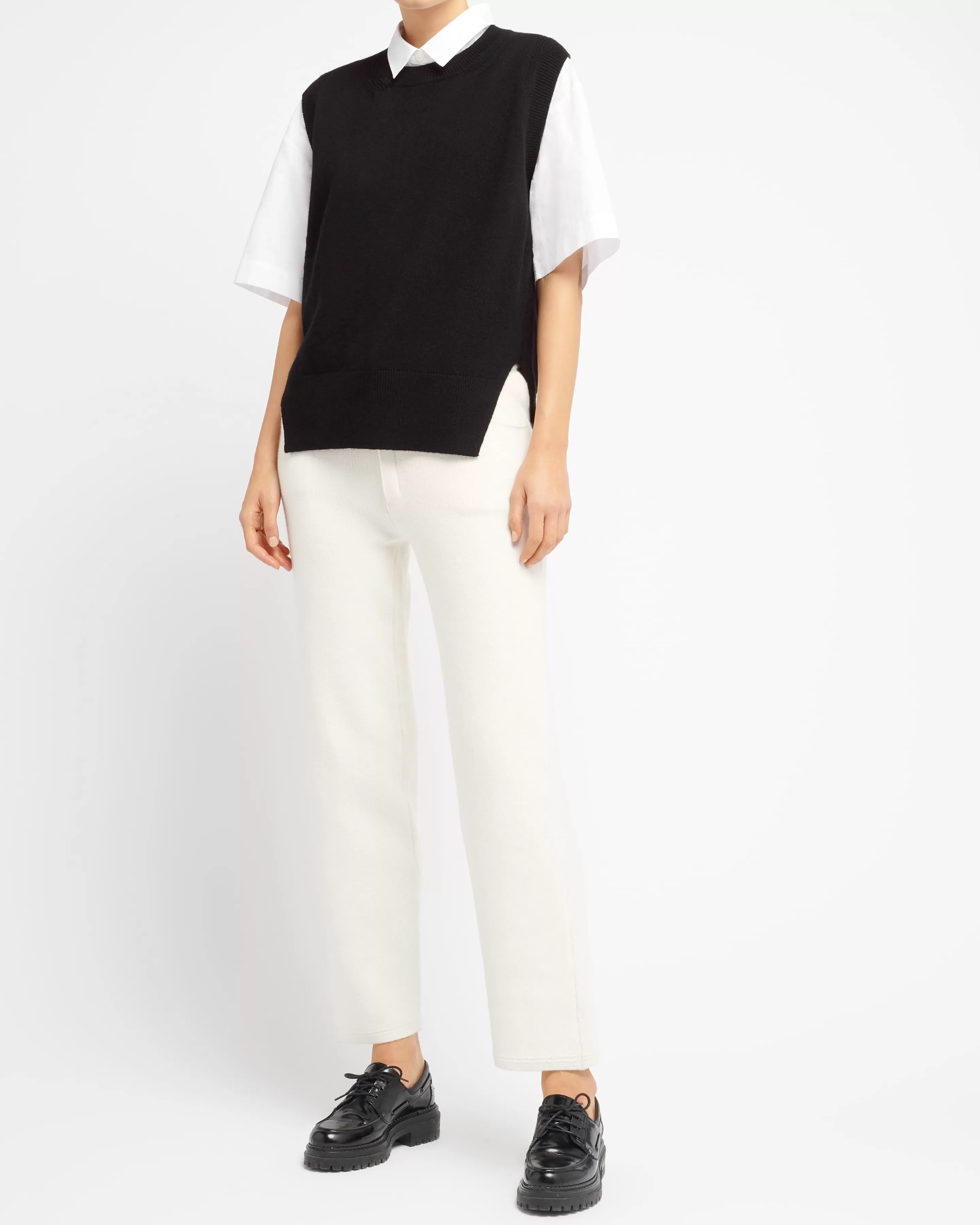 Barrie Iconic Sleeveless Cashmere Jumper Cheap